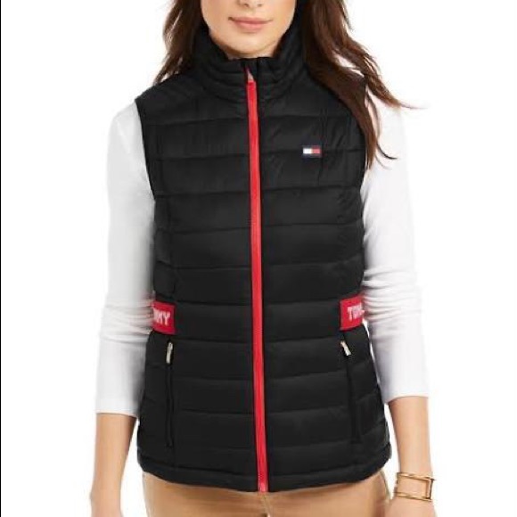NWT Tommy Hilfiger Sport Women Black Puffer Vest Size X-Small, Sporty! - Picture 3 of 7